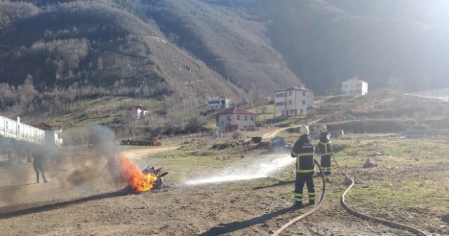 Topçam’da Gönüllü İtfaiyecilik Eğitimleri Tamamlandı