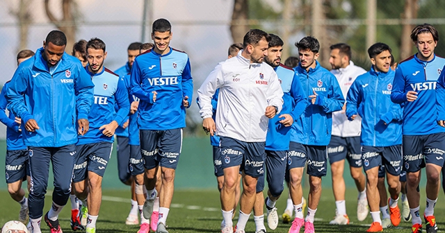 TRABZONSPOR’DA DERBİ HAZIRLIĞI DEVAM EDİYOR