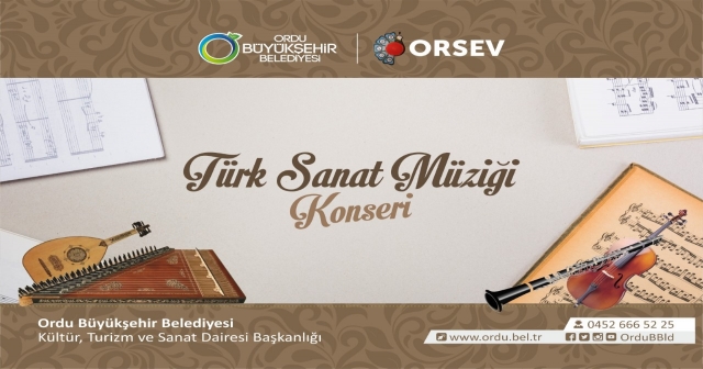 TÜRK SANAT MÜZİĞİ KOROSU ORDULULARLA BULUŞACAK