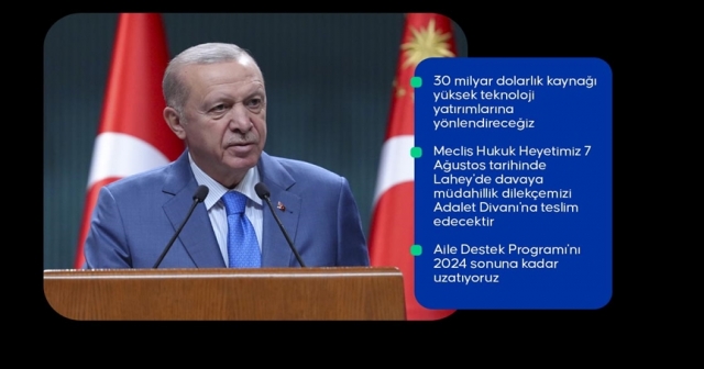 "Türkiye ekonomisine katkı yapacak yeni paketlerle iş dünyamıza destek vermeyi sürdüreceğiz"