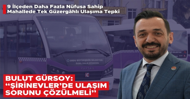 Ulaşım Sorununa Dikkat Çekti