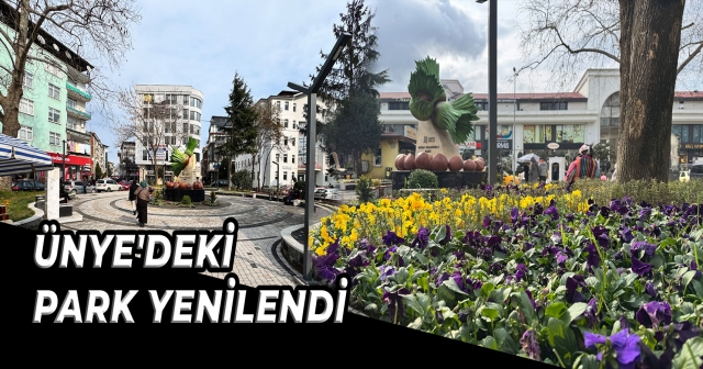 Ünye Belediyesi, Mithat Kısacıkoğlu Parkı’nı Yenileyerek Ziyaretçilere Sunuyor