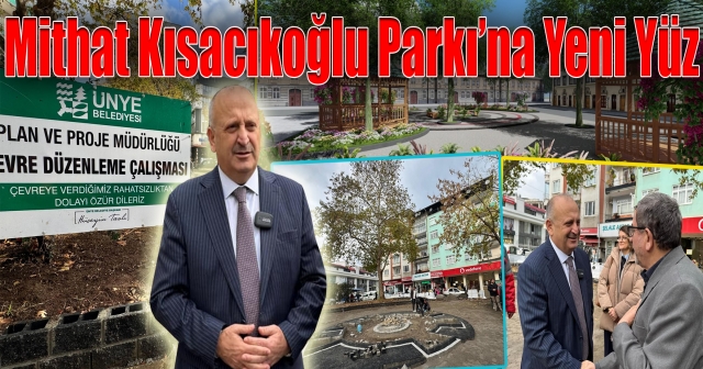 Ünye’de Park Yenileme Çalışmaları Başladı