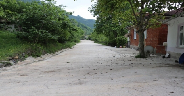 Ünye Yeniköy'de Beton Yol Sevinci..