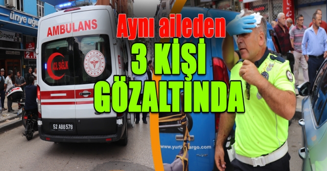 Ünye'de Polis Yaralandı