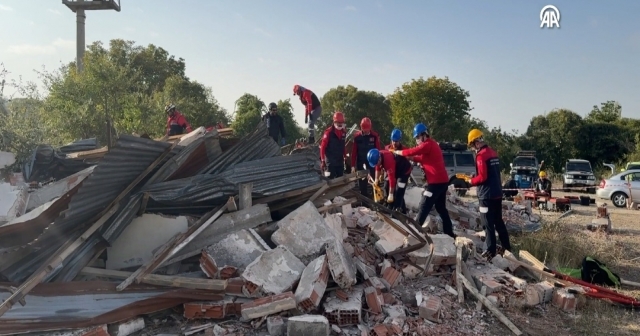 Uşak'ta Deprem Tatbikatı Yapıldı