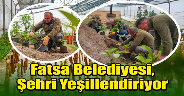 Yeşil Alanlar İçin Fatsa Belediyesi’nden Yeni Projeler