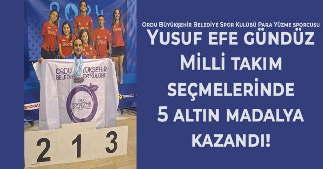 Yusuf Efe Gündüz Milli Takımda