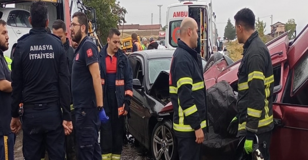 Amasya'da Kaza: 2 Ölü, 1 Yaralı