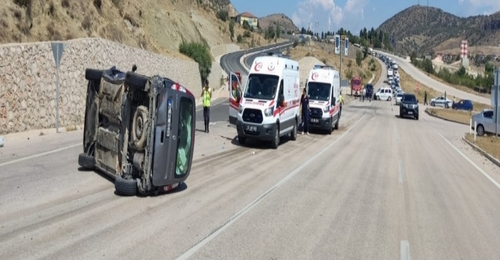 Amasya'da Kaza: 4 Yaralı