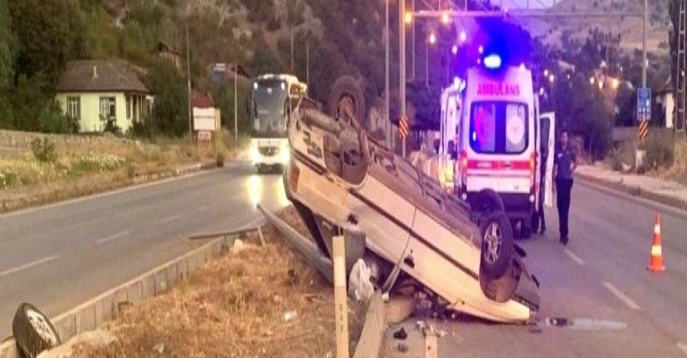 Amasya'da Kaza: 4 Yaralı