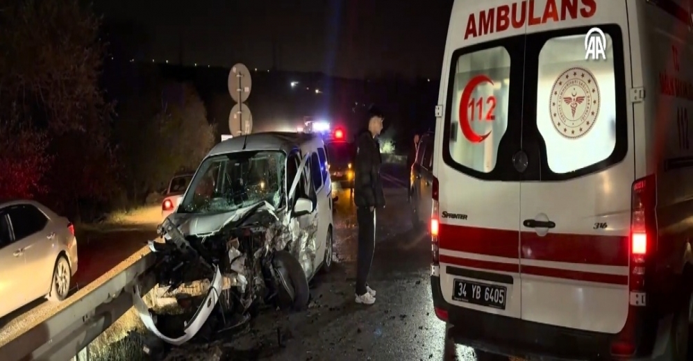 Arnavutköy'de zincirleme kaza: 9 yaralı