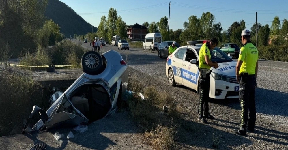 Bartın'da Kaza: 1 Ölü, 3 Yaralı