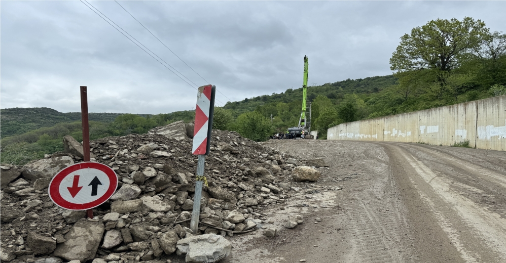 Heyelandan Etkilenen Bartın-Kastamonu Yolu Onarılıyor