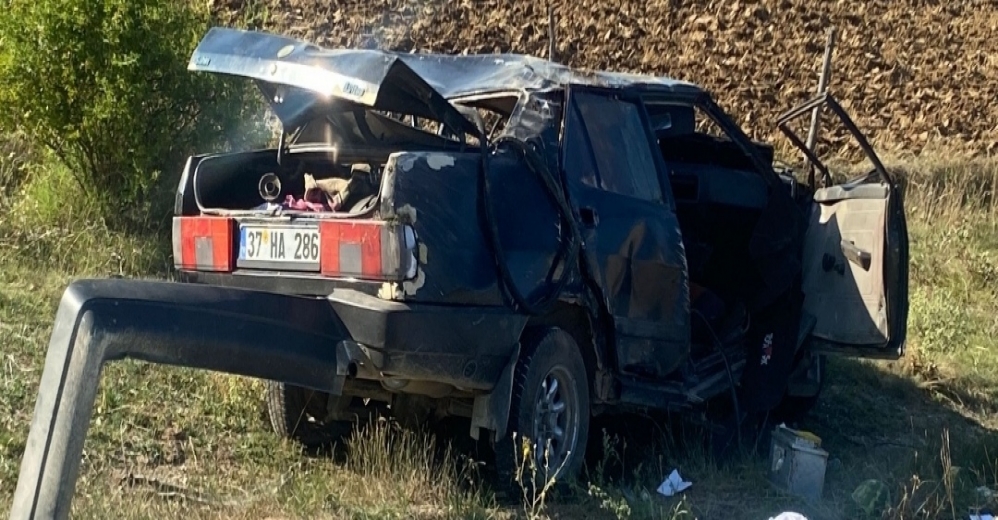 Kastamonu'da Kaza: 1 Ölü, 2 Yaralı