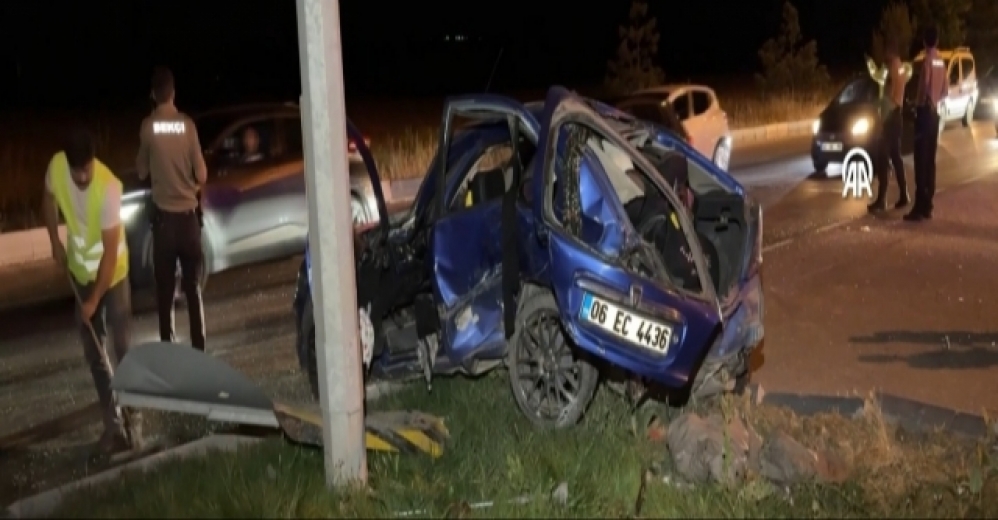 Kütahya'da Kaza: 1 Ölü, 4 Yaralı