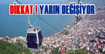 TELEFERİKTE KIŞ SAATİ UYGULAMASI