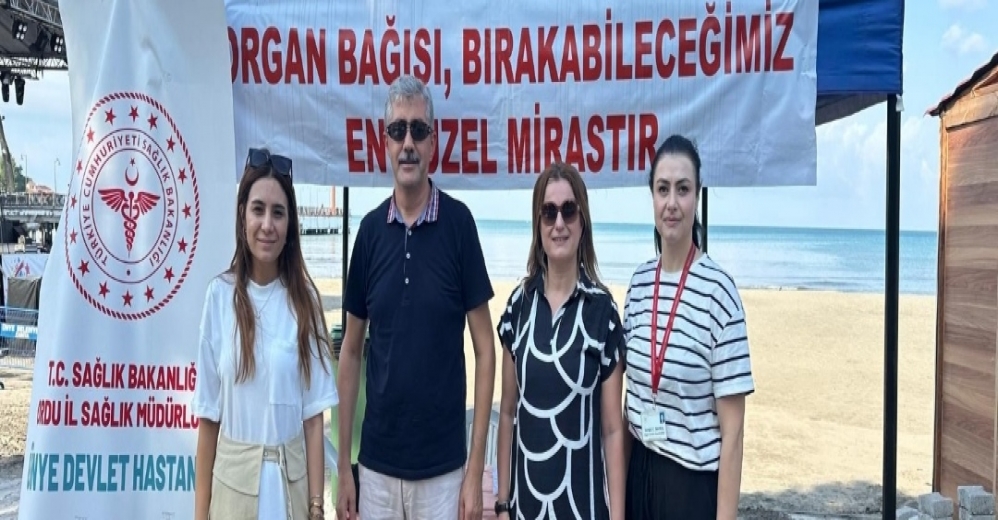 Ünye'de Doku Organ Bağışı Kampanyası..