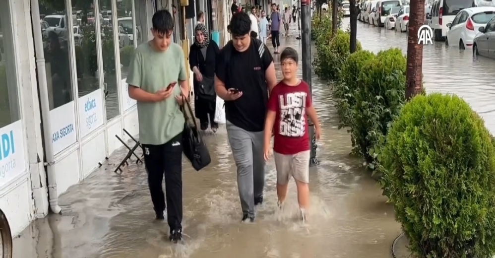 Yozgat'ta Sağanak Etkili Oldu..