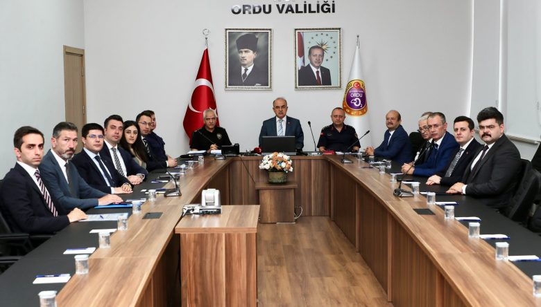 Ordu’da güvenlik gündemi masaya yatırıldı