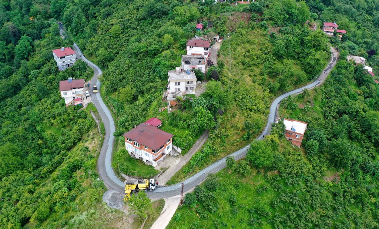 Yeşilköy Asfaltına Kavuştu