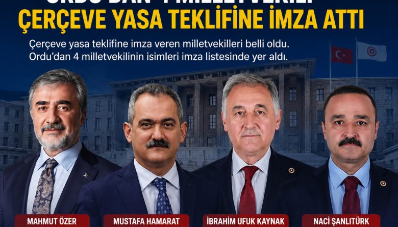 DÖRT VEKİL İMZALADI