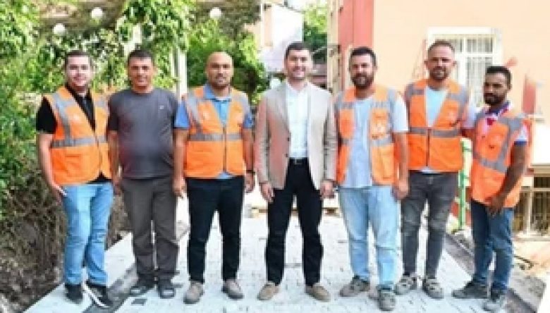 Saray’da Tarihi Dokuya Uygun Yol Çalışması