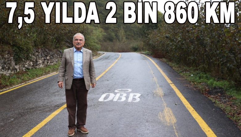 ORDU’DA YOL REKORU