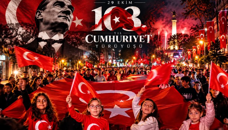ORDU’DA CUMHURİYET’İN 103. YILINA COŞKULU YÜRÜYÜŞ