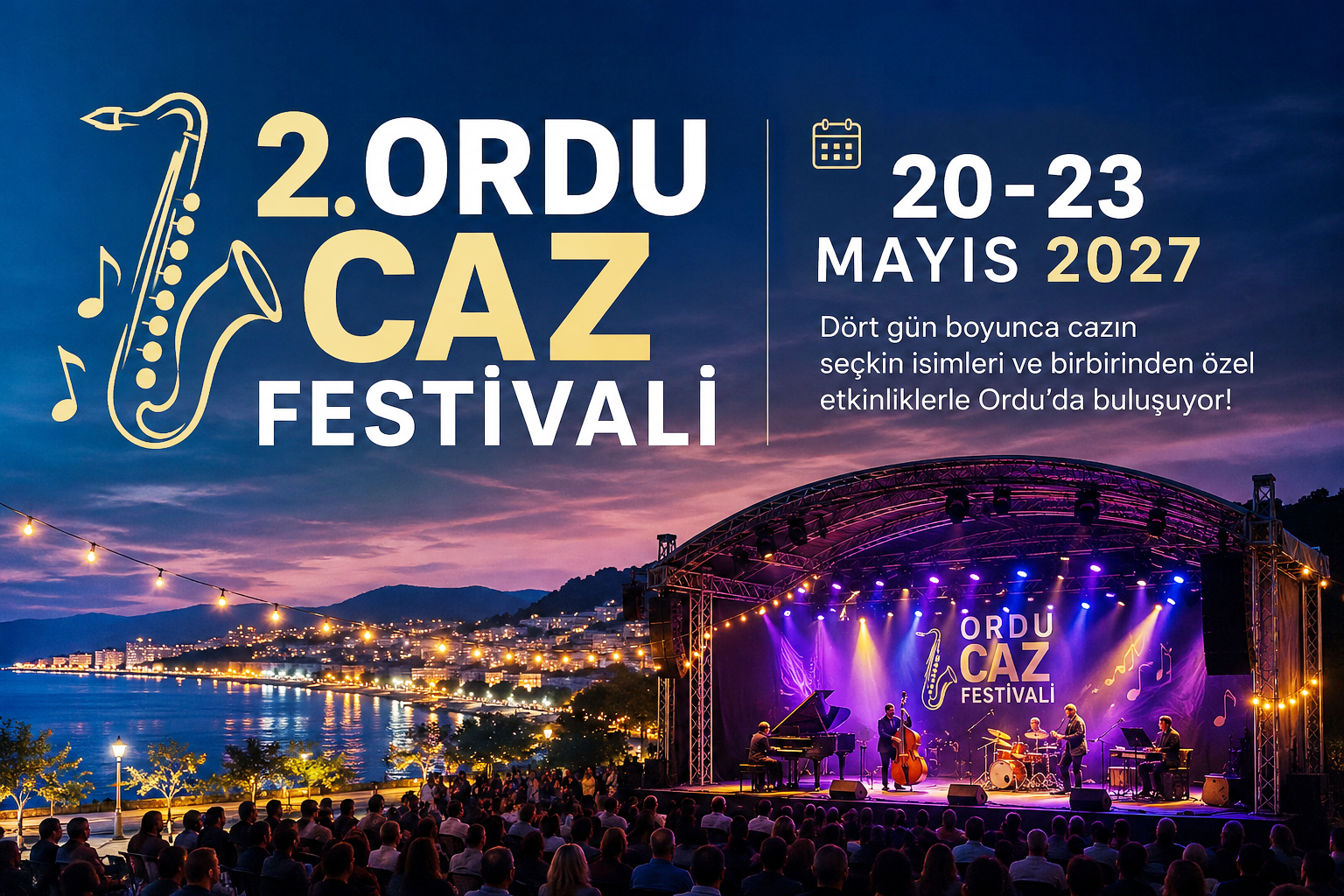 2. Ordu Caz Festivali İçin Geri Sayım Başladı