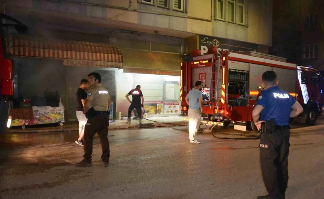 Ünye'de Ekmek Fırınında Duman Paniği