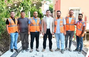 Saray’da Tarihi Dokuya Uygun Yol Çalışması
